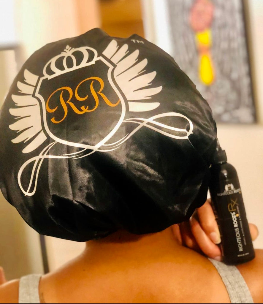 Ultimate Nighttime Haircare with Righteous Roots Oils and a Premium Satin Bonnet