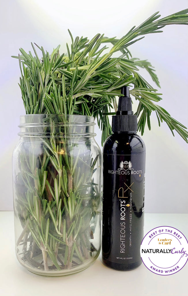 Rosemary Oil for hair growth, righteous roots rx, growth oil, mielle