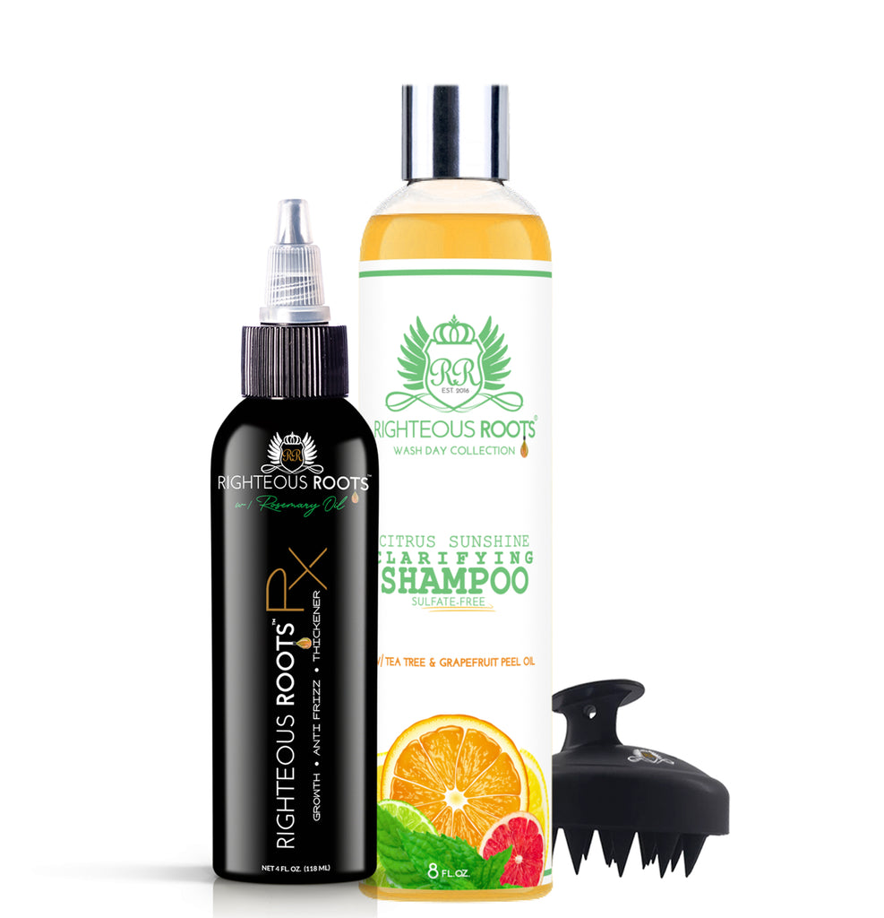 Righteous Roots Oils- Hair thickener, detangler, hot oil treatment, dc ...
