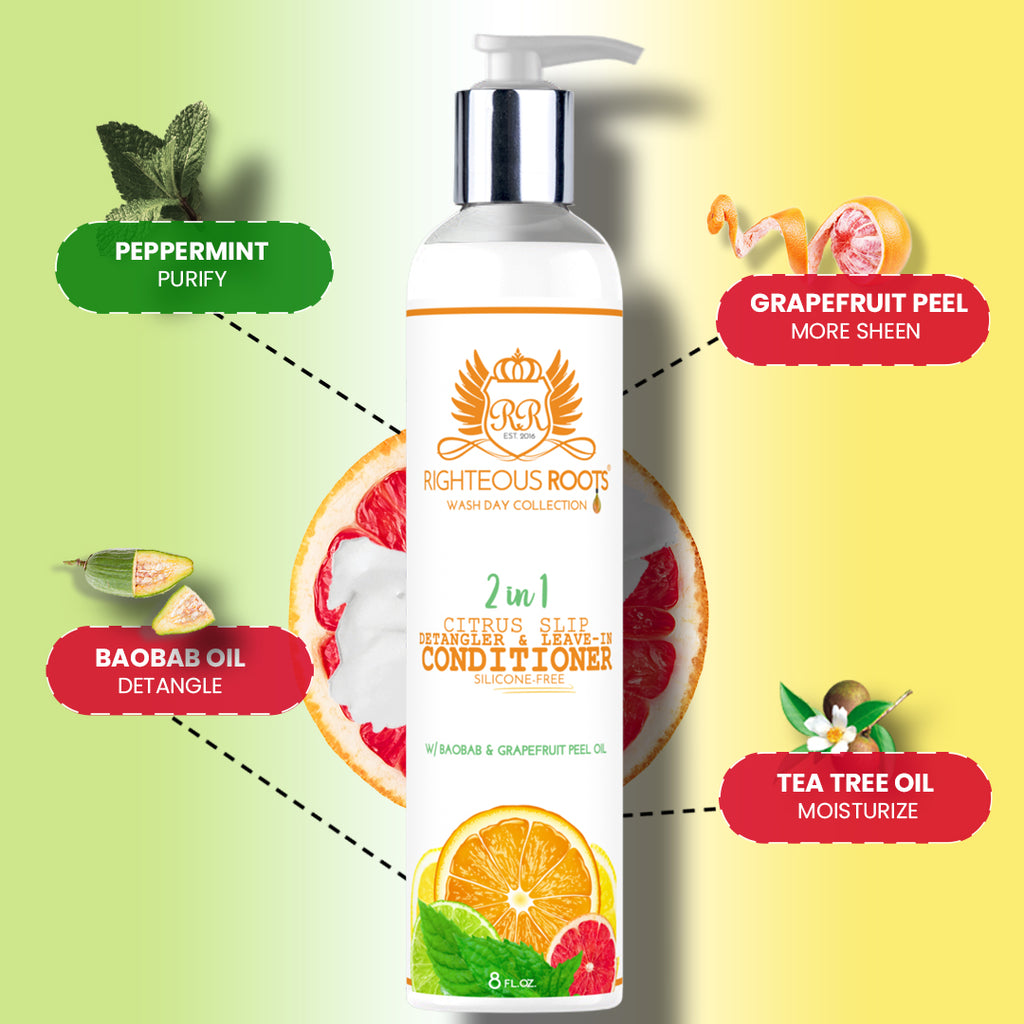 Righteous Roots Oils- Hair thickener, detangler, hot oil treatment, dc ...