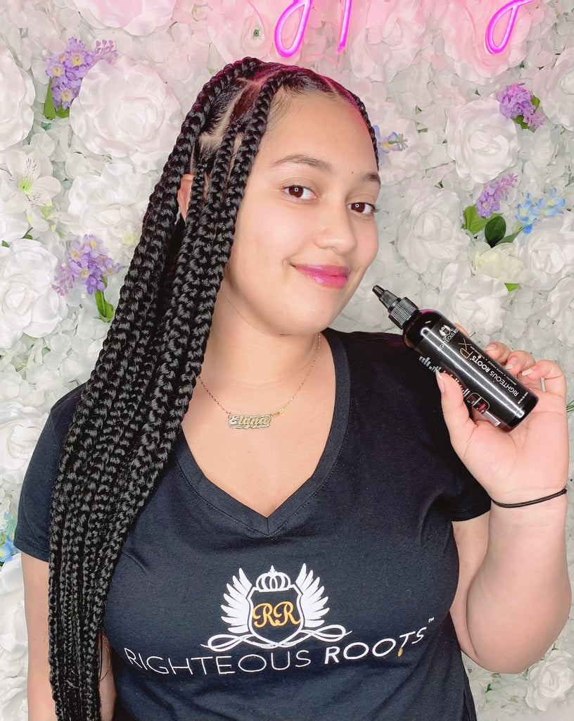 Righteous Roots Oils- Hair thickener, detangler, hot oil treatment, dc ...