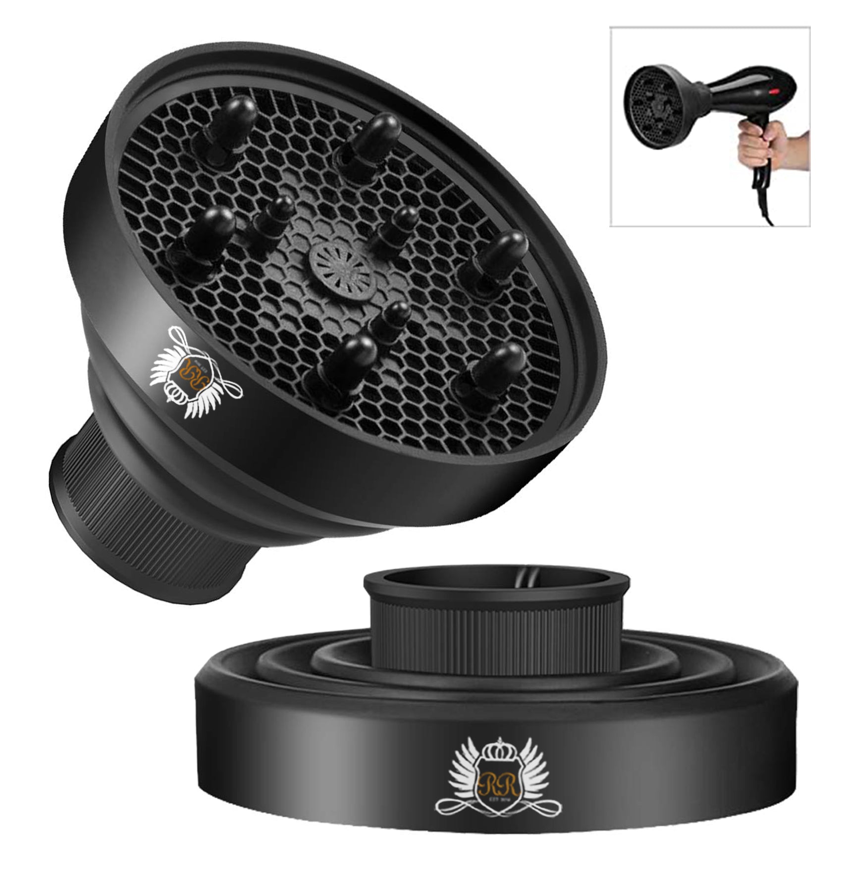 Hair Dryer Diffuser Attachment R R O